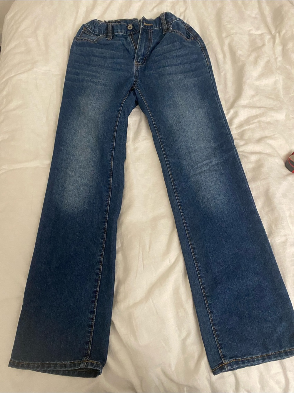 Women’s Dark Blue Straight-Leg Jeans